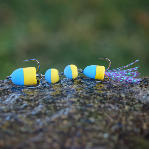 Mandula REDBASS M - 55 mm - Blue/Yellow (115)