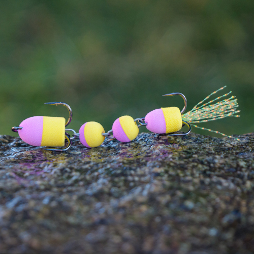 Mandula REDBASS M - 55 mm - Pink/Yellow (101)