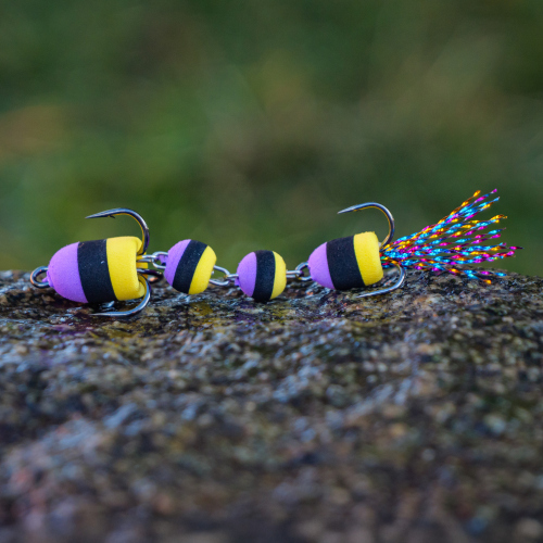 Mandula REDBASS M - 55 mm - Purple/Black/Yellow (108)