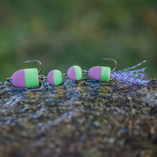 Mandula REDBASS M - 55 mm - Purple/Green (102)
