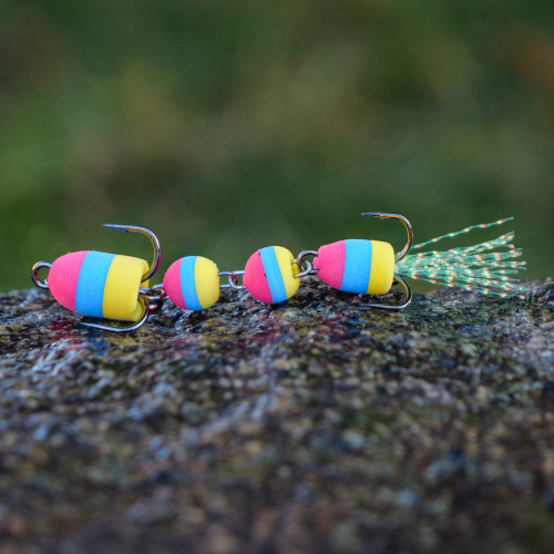 Mandula REDBASS M - 55 mm - Red/Blue/Yellow (104)