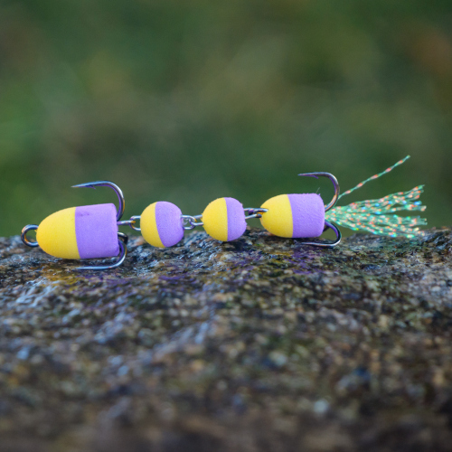 Mandula REDBASS M - 55 mm - Yellow/Purple (116)