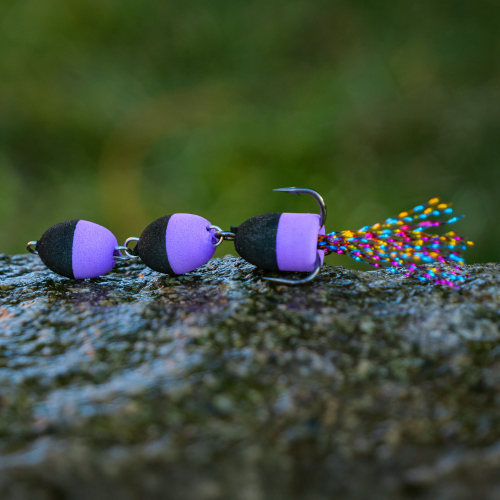 Mandula REDBASS S - 50 mm - Black/Purple (105)