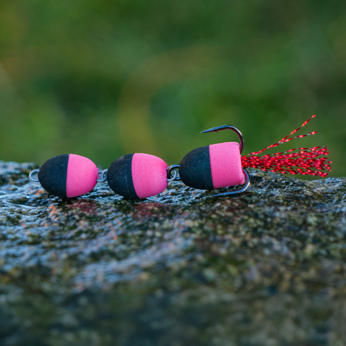 Mandula REDBASS S - 50 mm - Black/Red (107)