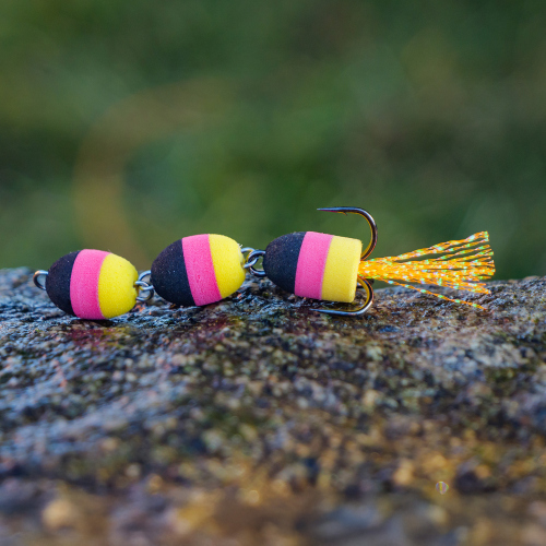 Mandula REDBASS S - 50 mm - Black/Red/Yellow (113)