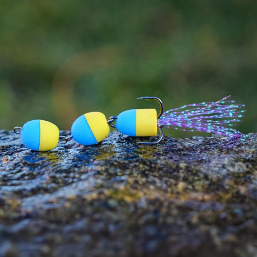 Mandula REDBASS S - 50 mm - Blue/Yellow (115)