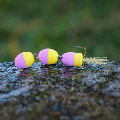 Mandula REDBASS S - 50 mm - Pink/Yellow (101)