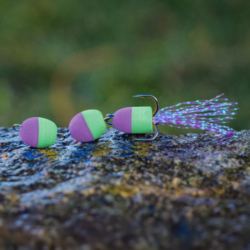 Mandula REDBASS S - 50 mm - Purple/Green (102)