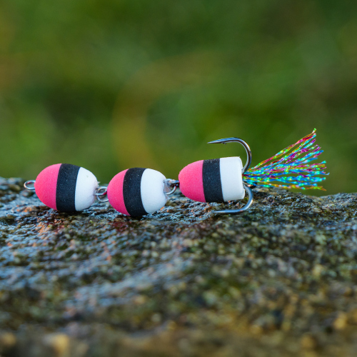 Mandula REDBASS S - 50 mm - Red/Black/White (112)