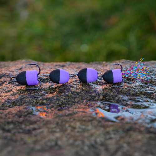 Mandula REDBASS X - 90 mm - Black/Purple (105)