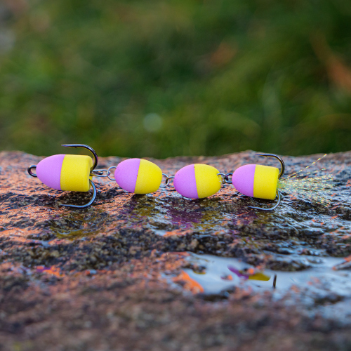 Mandula REDBASS X - 90 mm - Pink/Yellow (101)