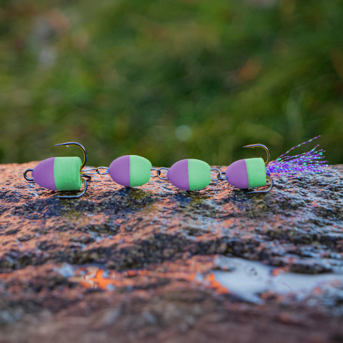 Mandula REDBASS X - 90 mm - Purple/Green (102)