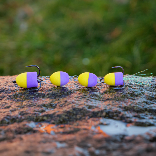 Mandula REDBASS X - 90 mm - Yellow/Purple (116)