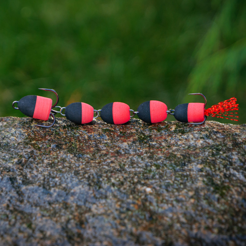Mandula REDBASS XL - 110 mm - Black/Red (107)