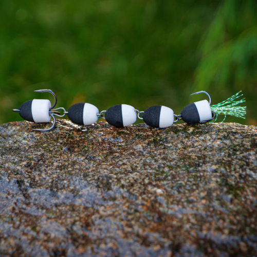 Mandula REDBASS XL - 110 mm - Black/White (103)