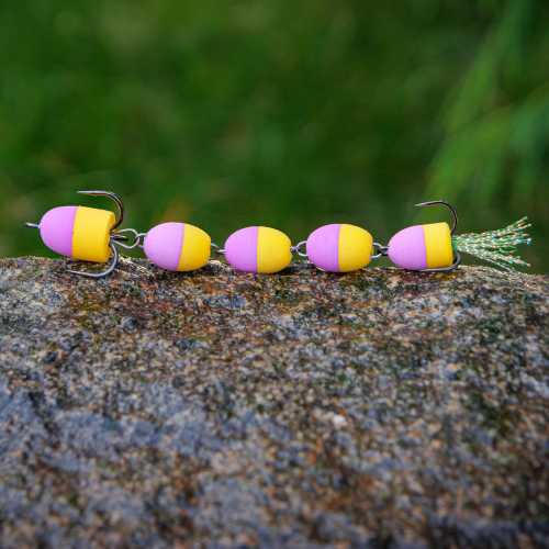 Mandula REDBASS XL - 110 mm - Pink/Yellow (101)