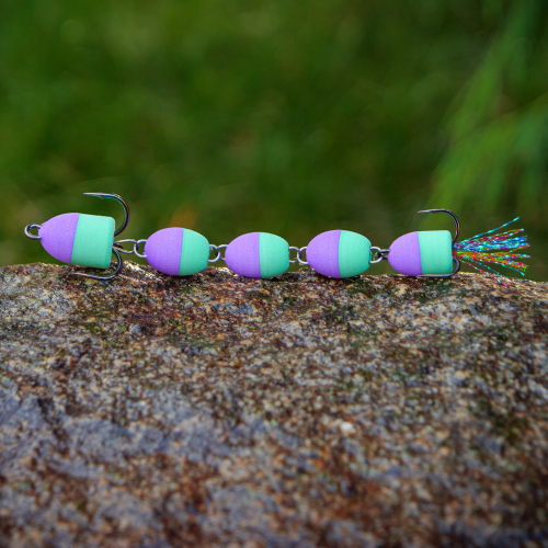 Mandula REDBASS XL - 110 mm - Purple/Green (102)