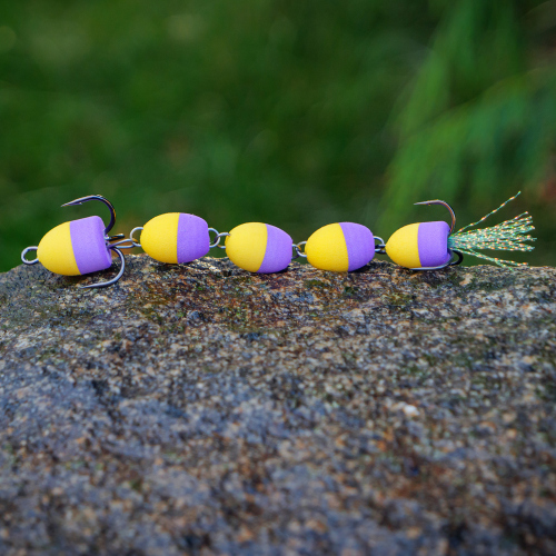Mandula REDBASS XL - 110 mm - Yellow/Purple (116)
