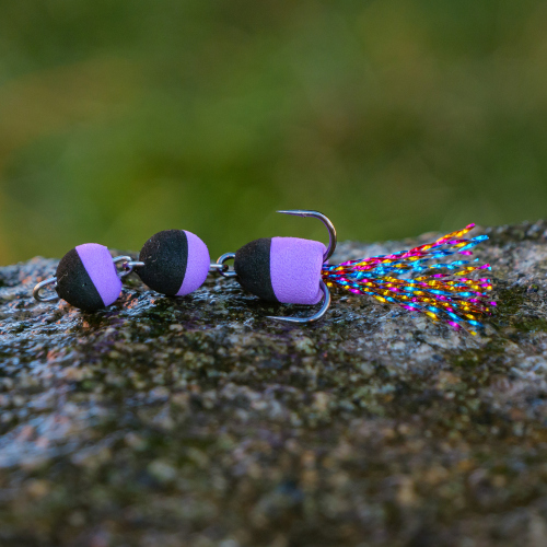 Mandula REDBASS XS - 35 mm - Black/Purple (105)