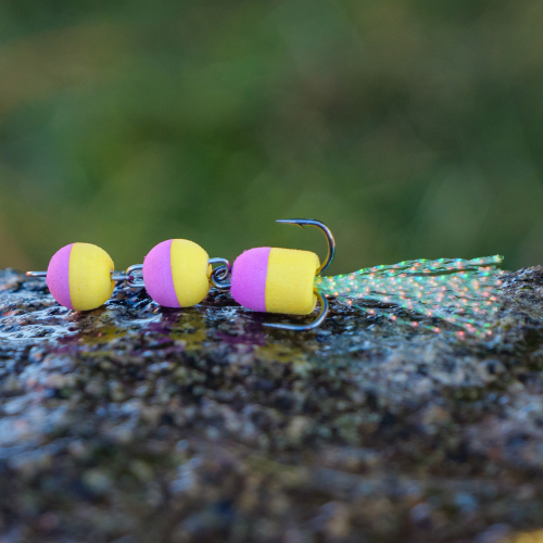 Mandula REDBASS XS - 35 mm - Pink/Yellow (101)