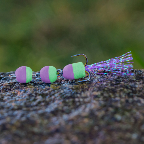 Mandula REDBASS XS - 35 mm - Purple/Green (102)