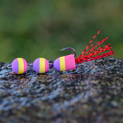 Mandula REDBASS XS - 35 mm - Purple/Yellow/Red (109)