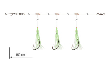 Návazec na tresky a polaky Grandwave Daiwa 150 cm - Chobotničky