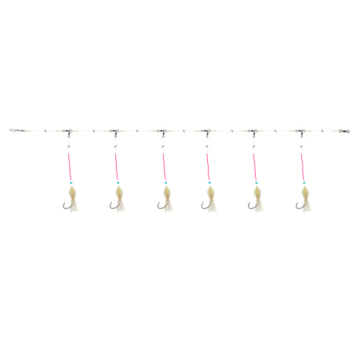 Návazec Redfish Circle-Hook Grandwave Daiwa 600 cm - Barva: Bílá