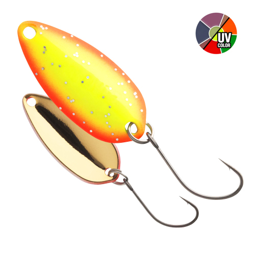 Závodní plandavka Presso MVR DAIWA 2,4 g - Orange mango - 132 - UV COLOR