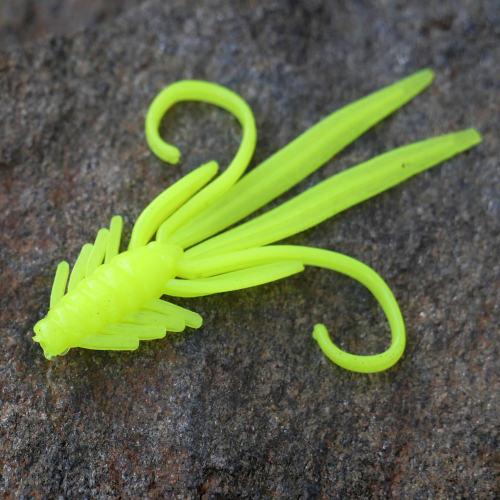 Nymfa REDBASS Nr. 1 S - 53 mm - balení 10 ks - Signal Yellow - UV COLOR