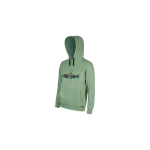 Mikina s kapucí DAIWA D-VEC Trout - zelená