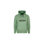 Mikina s kapucí DAIWA D-VEC Trout - zelená