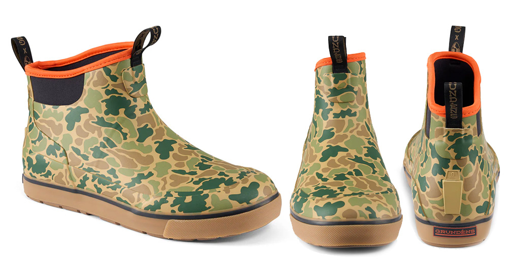 Boty GRUNDÉNS Deck-Boss Ankle - High Fives Camo Boty GRUNDÉNS Deck-Boss Ankle - High Fives Camo