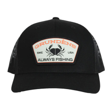 Kšiltovka GRUNDÉNS Always Fishing Trucker- Black 