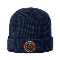 Zimní čepice GRUNDÉNS Anchor Waffle Beanie - Navy