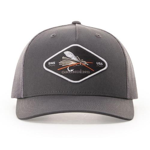 Kšiltovka GRUNDÉNS CC Hopper Trucker - Charcoal  - barva: Charcoal
