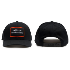 Kšiltovka GRUNDÉNS Fish Bones Trucker 312 - Black/Charcoal