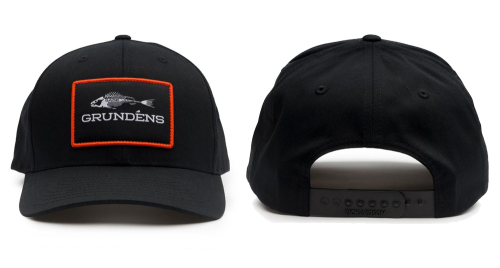 Kšiltovka GRUNDÉNS Fish Bones Trucker 312 - Black/Charcoal - barva: Black/Charcoal