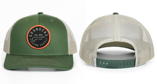 Kšiltovka GRUNDÉNS Hook Trucker FP - Army Olive/Tan  - barva: Army Olive/Tan