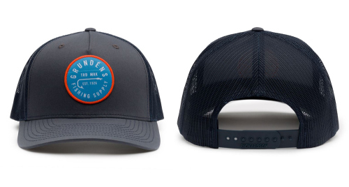 Kšiltovka GRUNDÉNS Hook Trucker FP - Ombre Blue/Navy - barva: Ombre Blue/Navy