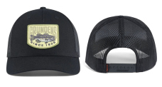 Kšiltovka GRUNDÉNS Bass Patch Trucker- Black 