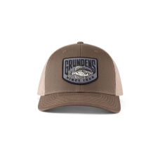 Kšiltovka GRUNDÉNS Crappie Patch Trucker - Driftwood/Khaki