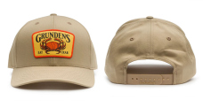 Kšiltovka GRUNDÉNS Eat Crab Trucker - Khaki / White