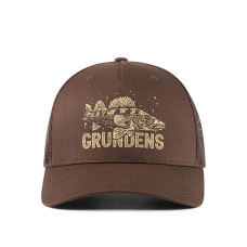 Kšiltovka GRUNDÉNS King of the Lakes Trucker - Brown