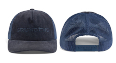 Kšiltovka GRUNDÉNS Cord Wordmark Trucker - Navy