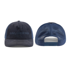 Kšiltovka GRUNDÉNS Cord Wordmark Trucker - Navy
