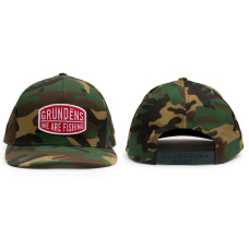 Kšiltovka GRUNDÉNS We Are Fishing Camo Trucker - Camo