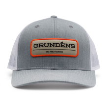 Kšiltovka GRUNDÉNS We Are Fishing Trucker - Heather Grey/White