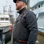Kalhoty Gore-Tex® GRUNDÉNS Downrigger Bib - Anchor