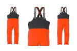 Kalhoty GRUNDÉNS Full Share Bib - Orange/Grey